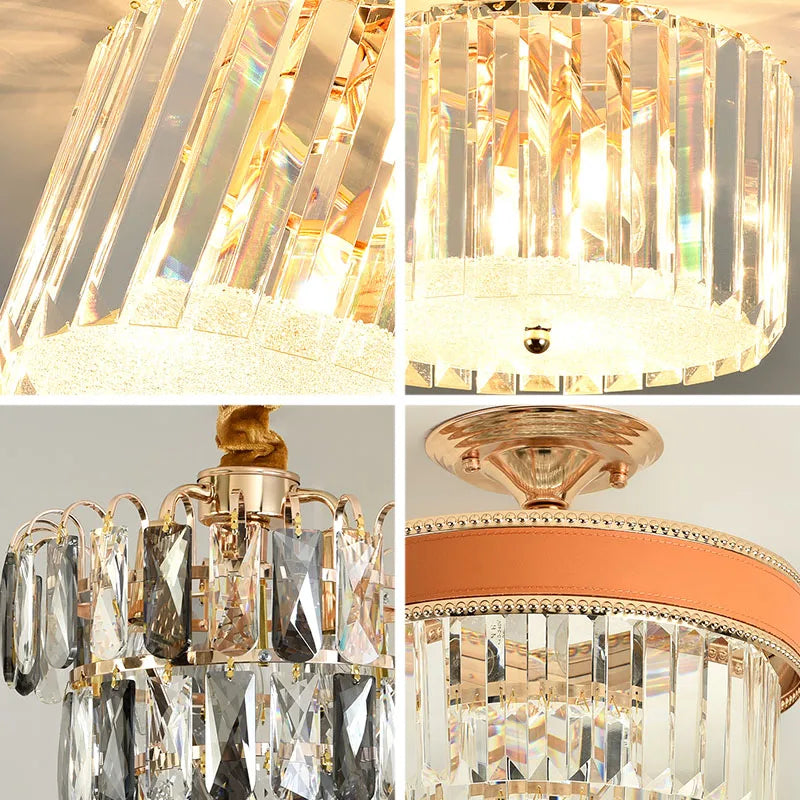 DecorBites™ Crystal LED Ceiling Chandelier for Home Decor