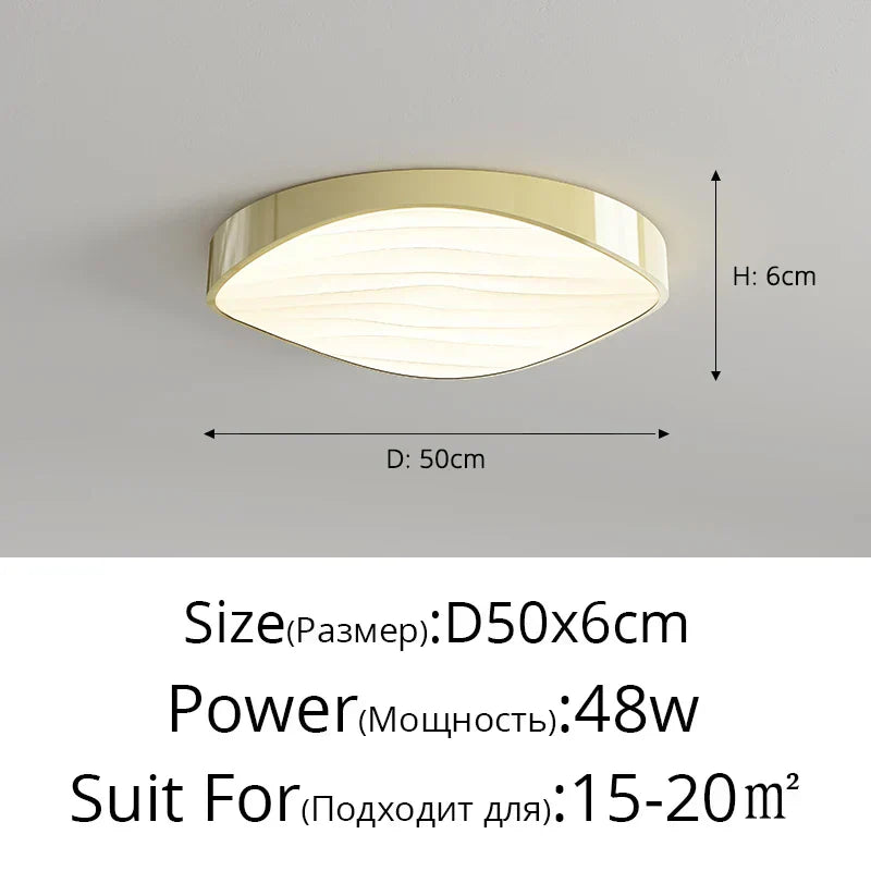 Modern white circular chandelier dining room wave textured light