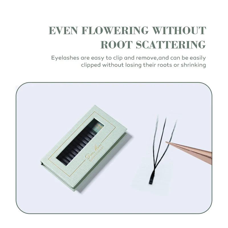 DeceMars U-Shaped 6D Eyelash Extensions | Salon Quality Synthetic Lashes