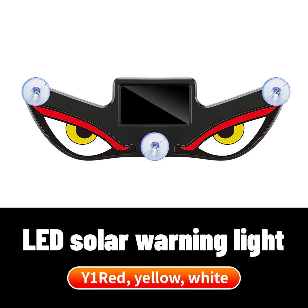 Monster Eye Antenna Flash Light | Solar Powered Car Decoration with Demon Eye Design