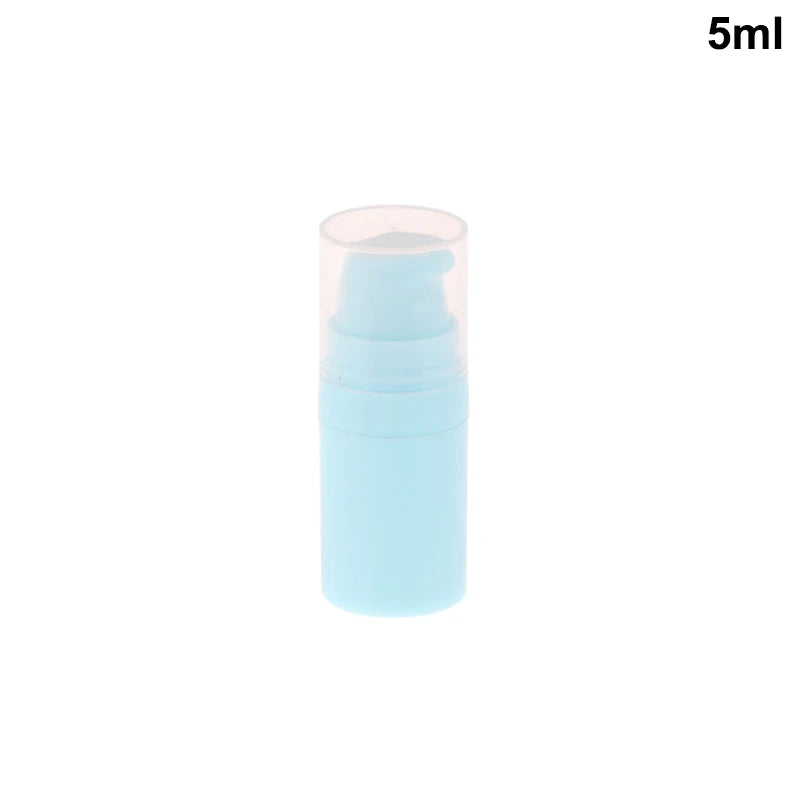 Refillable Airless Pump Bottles for Travel | Vacuum Lotion Containers 5ml 10ml 15ml