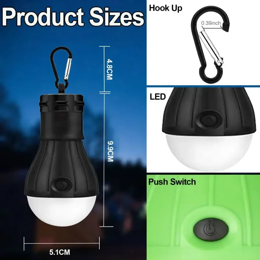 Portable Camping Light | Super Bright LED Lantern Bulb for Emergencies