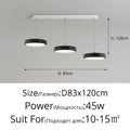 DecorBites™ Circular Dimmable Pendant Light Modern Chandelier for Dining Room, Kitchen Island