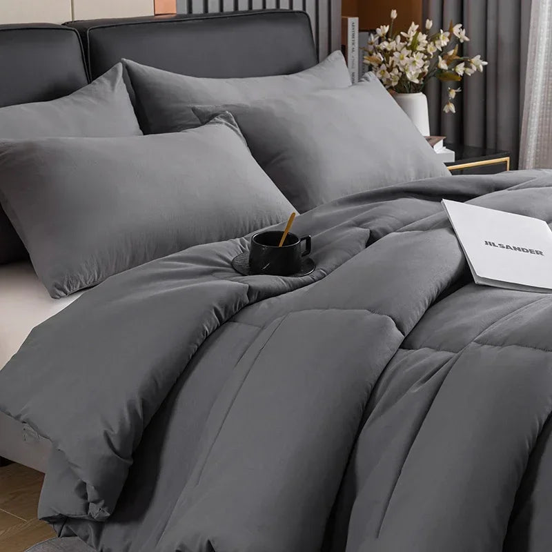 DecorBites™ Cozy Spring Queen Duvet Set - Soft & Breathable Quilted Comforter & Pillowcase