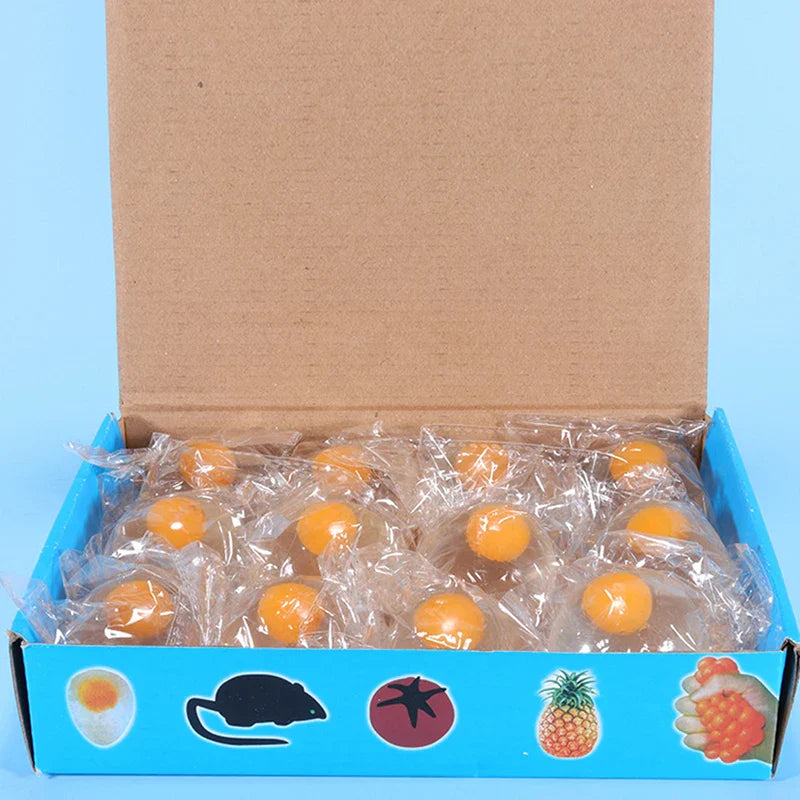 Splat Egg Stress Ball | Squeeze Toy for Anxiety Relief