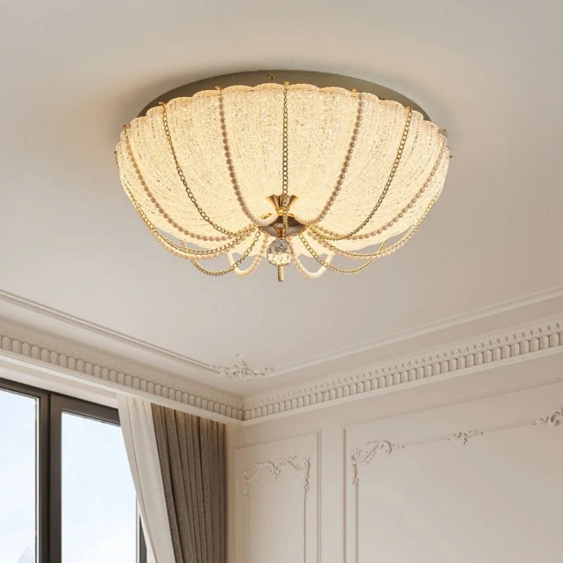DecorBites™ Crystal Dimmable LED Ceiling Light for Modern Bedroom Decor