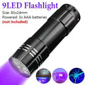 Portable UV Flashlight 365-395nm | Black Light Ultraviolet Zoomable Torch for Pet Urine and Stain Detection