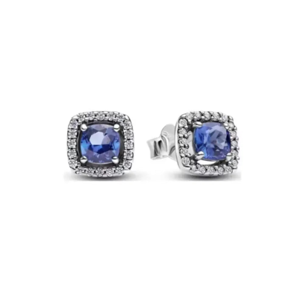 925 Sterling Silver Stud Earrings Set | Butterfly Snowflake Heart Moon Jewelry Gift