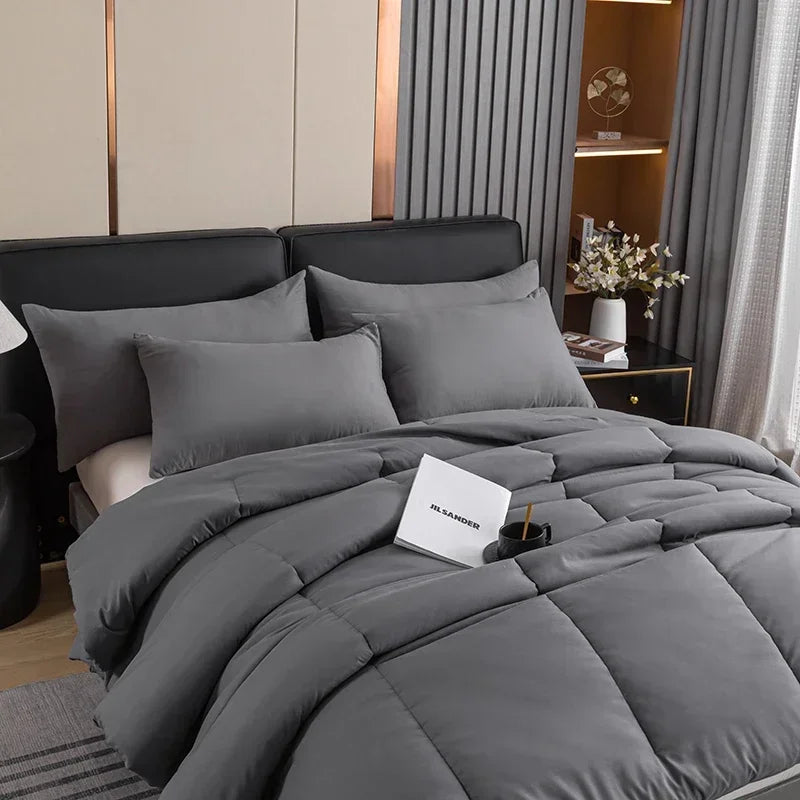 DecorBites™ Cozy Spring Queen Duvet Set - Soft & Breathable Quilted Comforter & Pillowcase