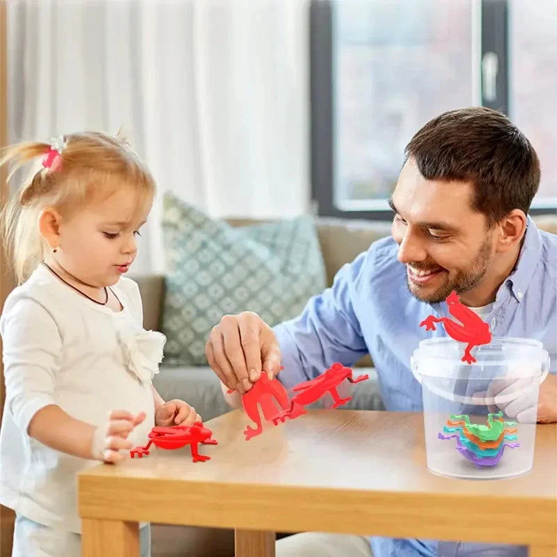 Jumping Frog Fidget Toy Set | Stress Relief Bounce Toy for Kids