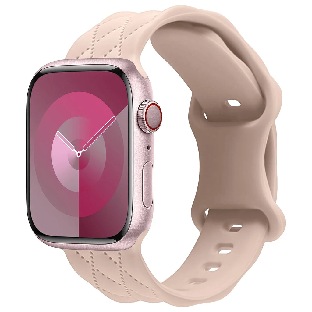 Apple Watch Silicone Strap - Soft Flexible Waterproof Band