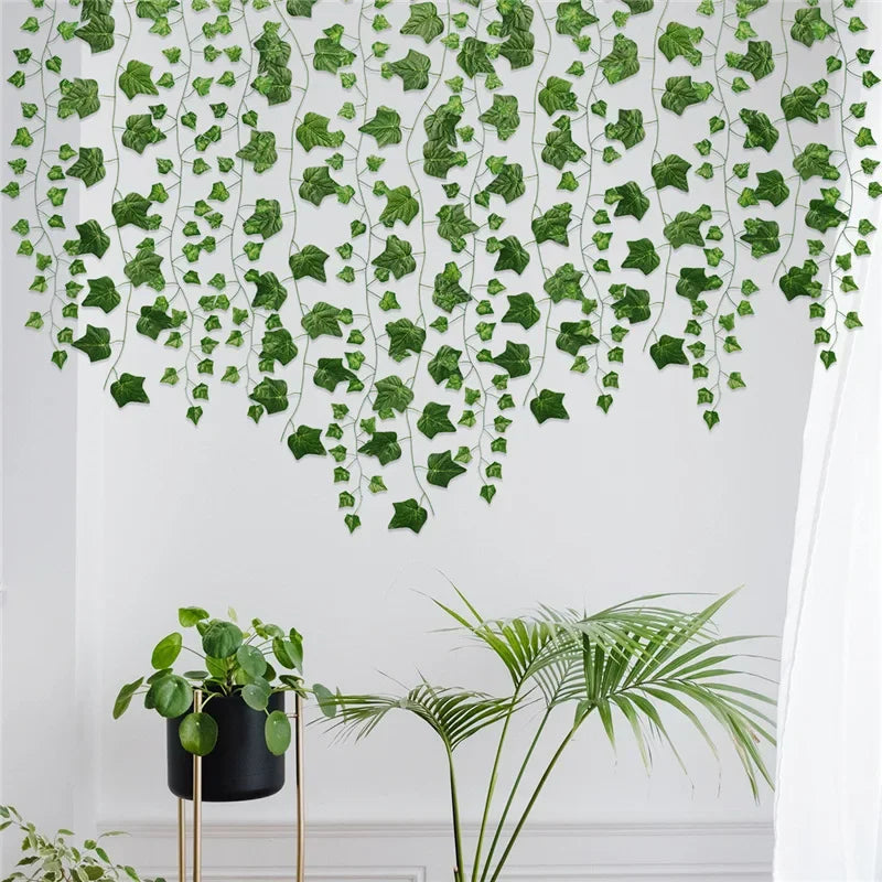 DecorBites™ 12pcs 2.2M Ivy Green Garland String Wall Decoration Artificial Plants