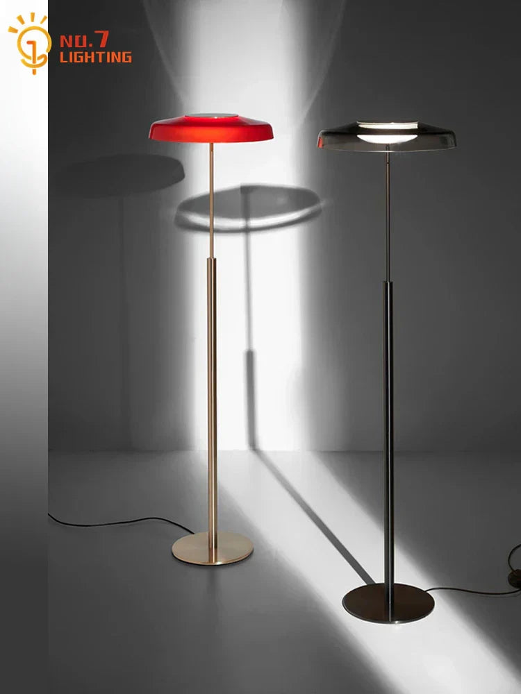 DecorBites™ DORA Stained Glass Floor Lamp Touch Switch Modern Vertical Table Lamp