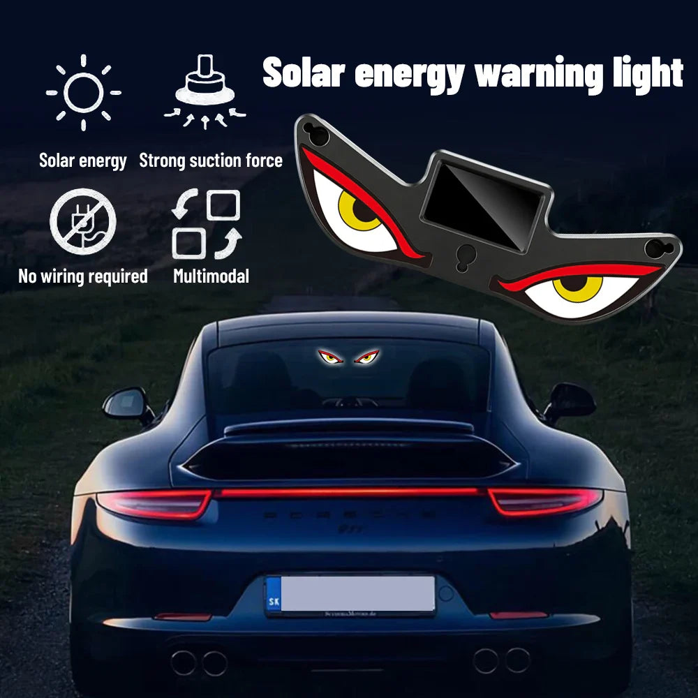 Monster Eye Antenna Flash Light | Solar Powered Car Decoration with Demon Eye Design