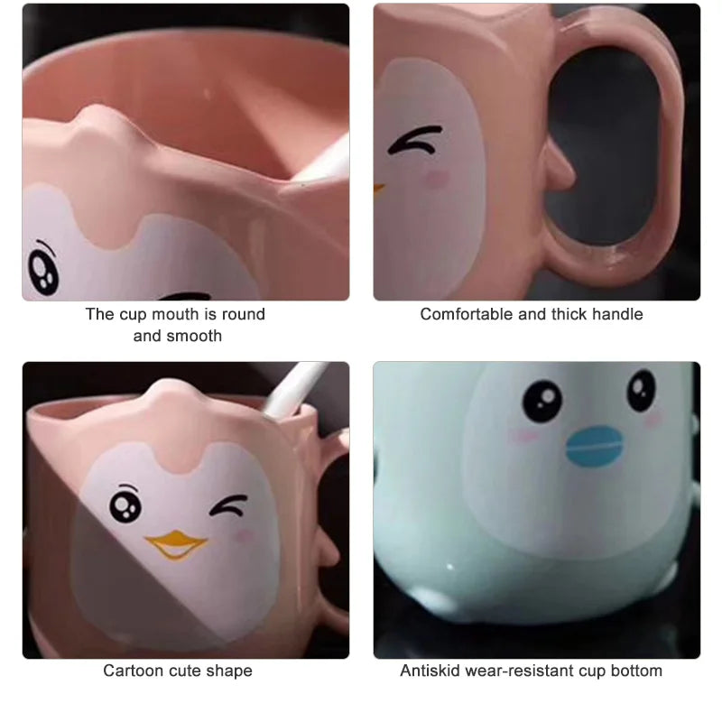 Cartoon Plastic Cup for Kids | Lightweight Shatter-Proof Travel Mug 330ml