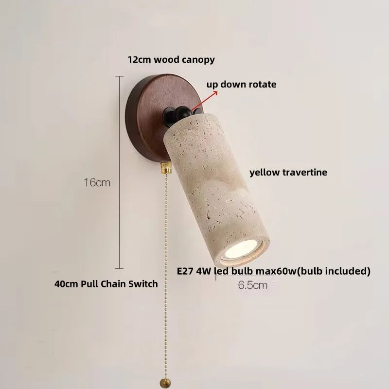DecorBites™ Copper LED Wall Light Fixture Nordic Modern Plug In Bedside Lamp