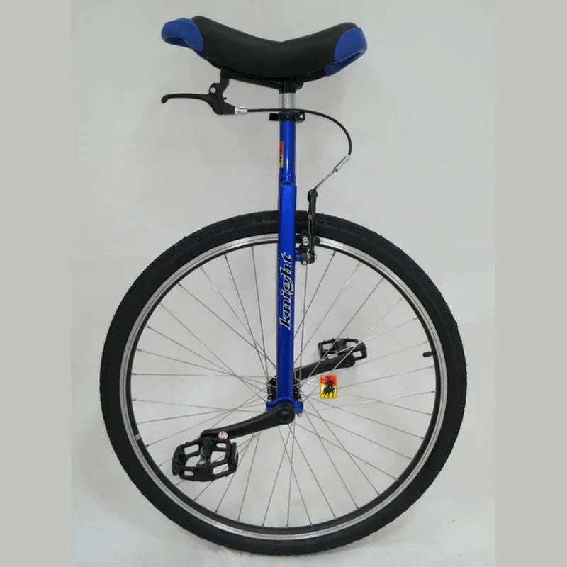 28" Unicycle with Brakes, Extra Large Heavy Duty Men Teens Boys Balance Bike, for Tall People Height 160-195Cm /63"-77"