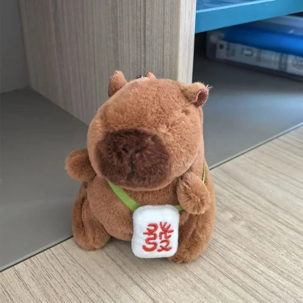 Cute Capybara Plush Toy Hoodie – Small Winged Stuffed Doll for Kids