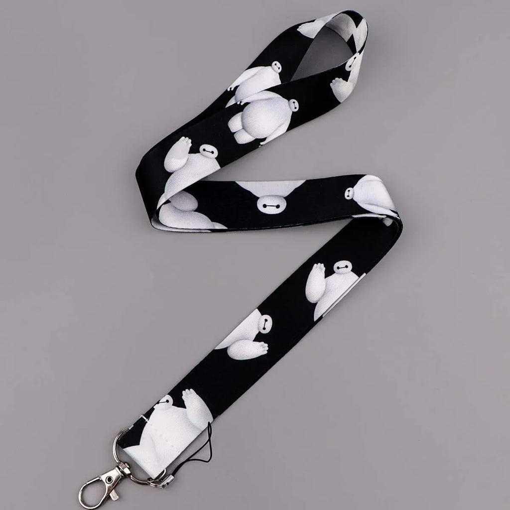 Cartoon Animal Keychain Lanyard | Anti-Lost Rope Strap for Keys