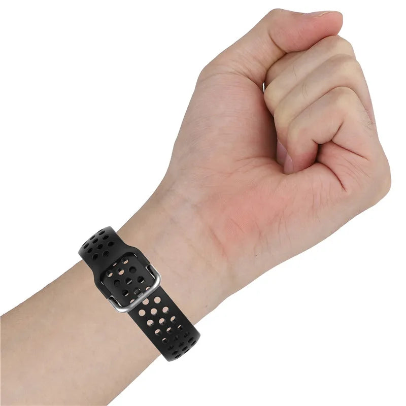Breathable Silicone Fitbit Versa & Sense Bands
