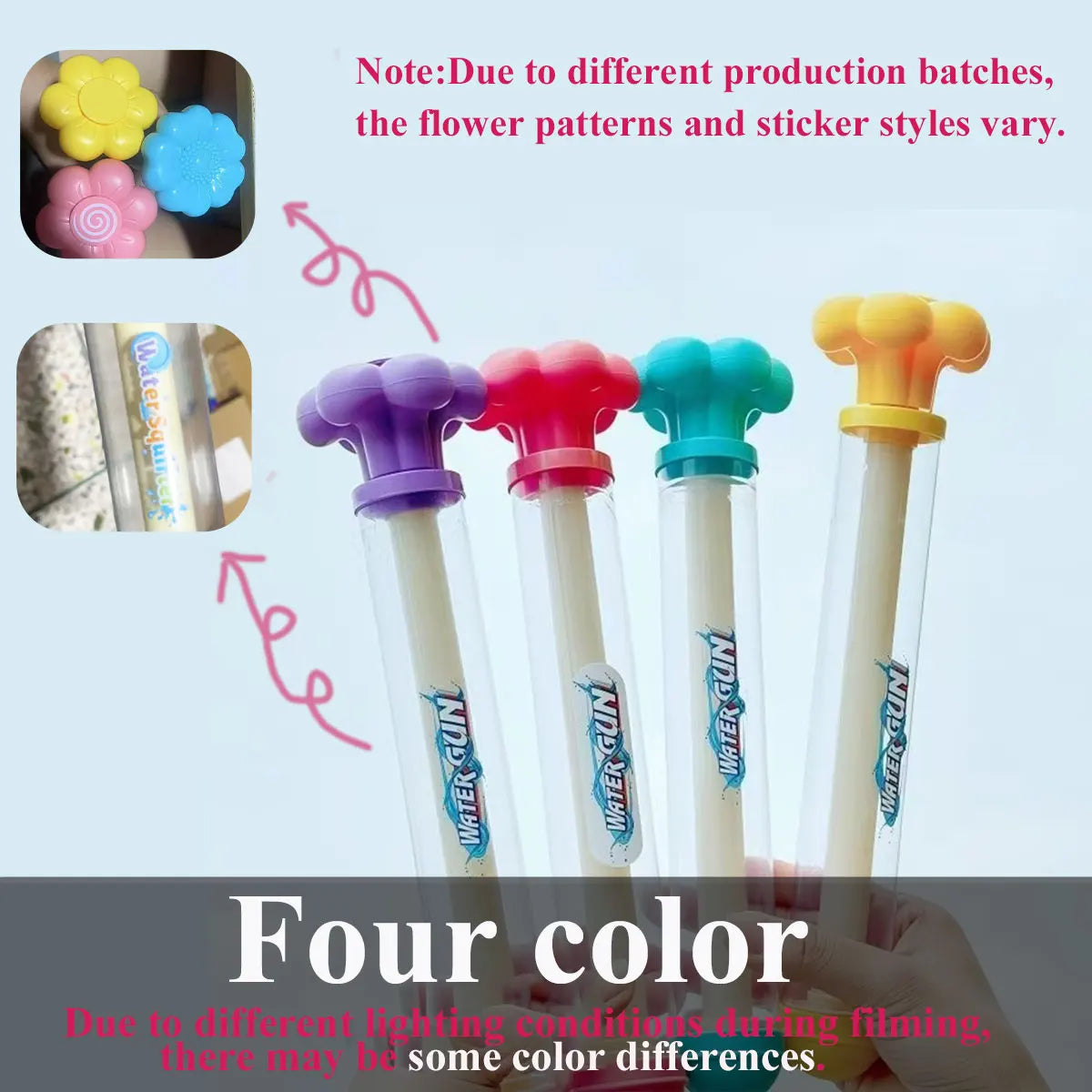 Pusher Type Fun Fireworks Water Jet Spray | Outdoor Water Play Game for Kids