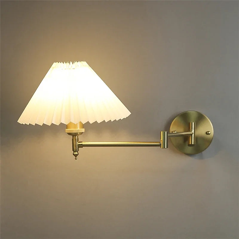 DecorBites™ Adjustable LED Wall Lamp for Bedroom, Hotel, or Study - Rotating Long Arm Reading Light