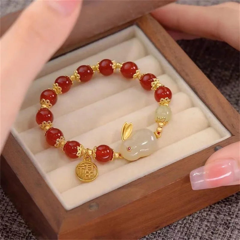 Crystal Butterfly Pendant Bracelet | Colorful Glass Bead Jewelry for Women