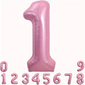 40-Inch Pink Foil Number Balloon | Birthday Party Decoration