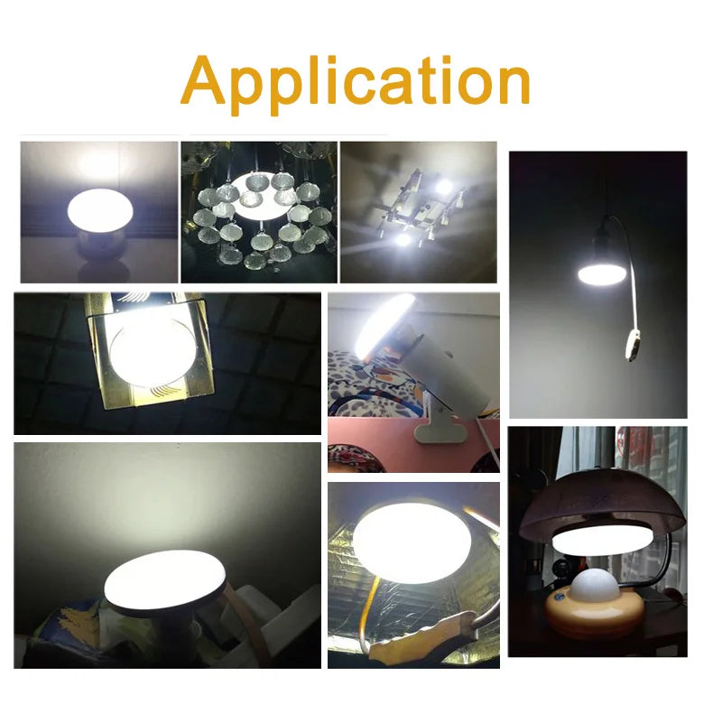 DecorBites™ LED Ceiling Lamp E27 Round Shape Super Bright Indoor Lighting Bulb