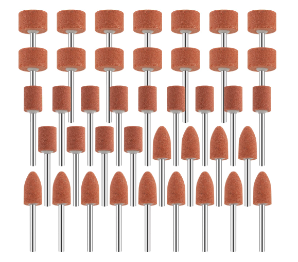 IRonManRc SANDING BITS Smoothing/Sharpening, Different Shape Meet More Needs, 42Pcs
