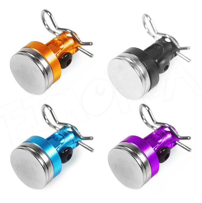 IRonManRc 4pcs Magnetic Stealth Body Post Mount Set W/ Clips for 1/10 Rc Cars