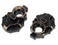 IRonManRc TRX-4 BRASS REAR AXLE GEAR INNER COVERS BLACK