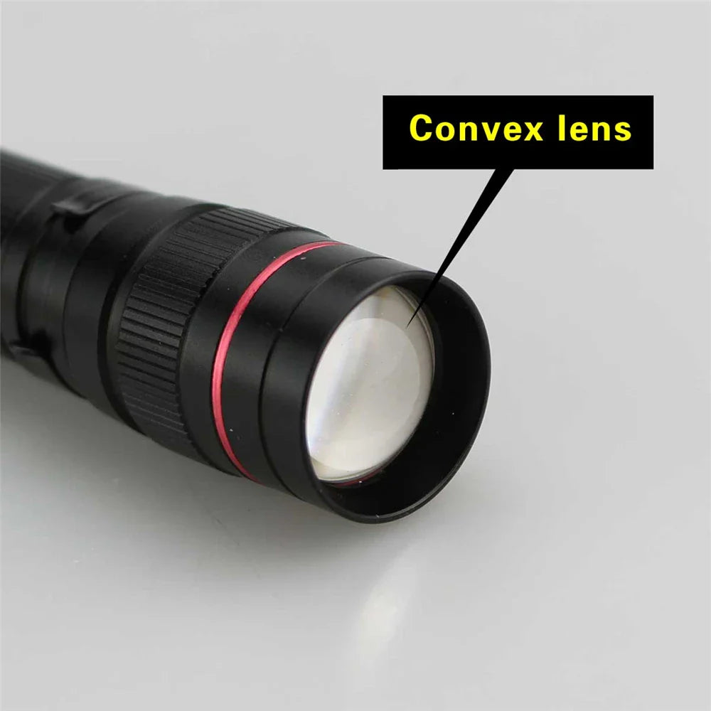 Mini Q5 LED Flashlight Adjustable Zoom | Portable Torch for Camping and Hiking