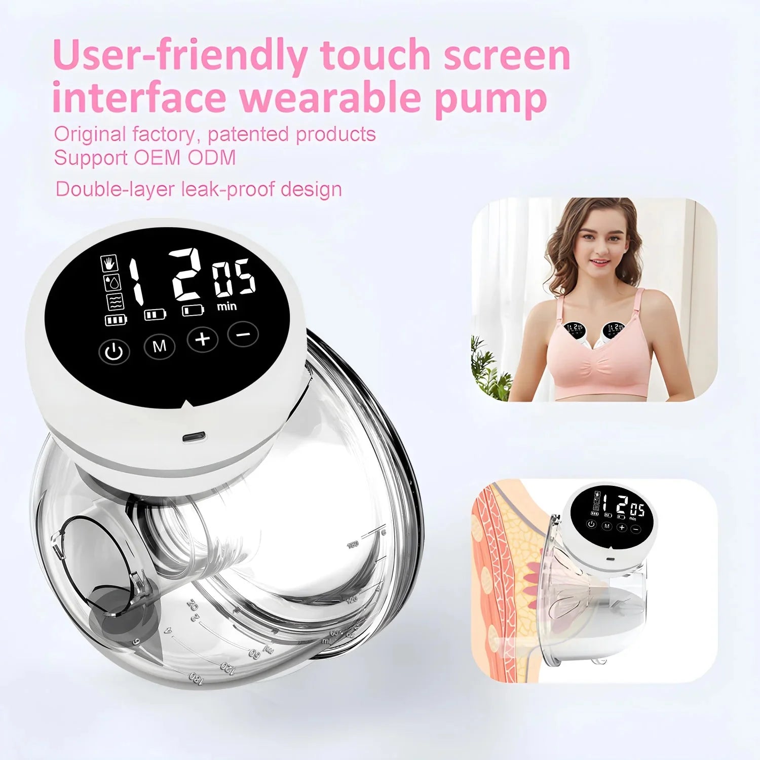 USB Wearable Breast Pump – Electric Automatic Milk Milking Machine