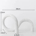 DecorBites™ Abstract Twisted Knot Sculpture for Room Aesthetics Decor