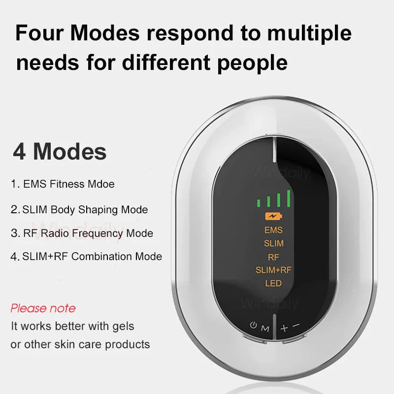 EMS & RF Body Slimming Machine Fat Burner LED Cellulite Massager