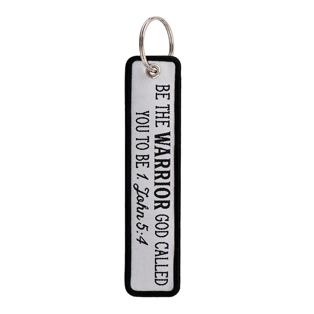 No Risk No Fun Embroidery Keychain | Motorcycle Key Fob Gift