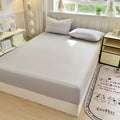 DecorBites™ Double Bed Elastic Fitted Sheet - Dust-Proof Microfiber Mattress Cover