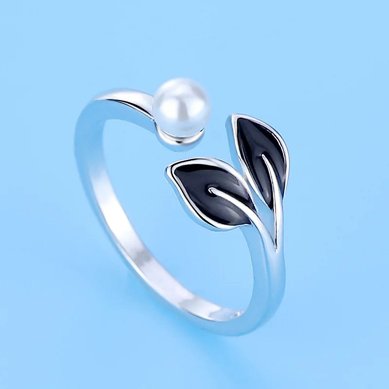925 Sterling Silver Zircon Adjustable Ring | Women's Cocktail Jewelry