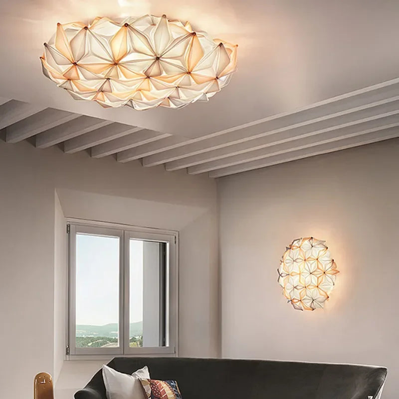 DecorBites™ Geometric Italian Design Ceiling Light for Romantic Dining Room & Living Room