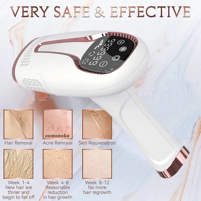 IPL Laser Epilator – Painless Hair Removal Device