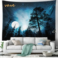 DecorBites™ Forest Tree Landscape Tapestry Wall Hanging for Aesthetic Room Decor