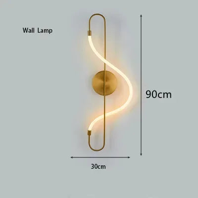 DecorBites™ Gold Minimalist LED Pendant Lights for Kitchen Dining Room