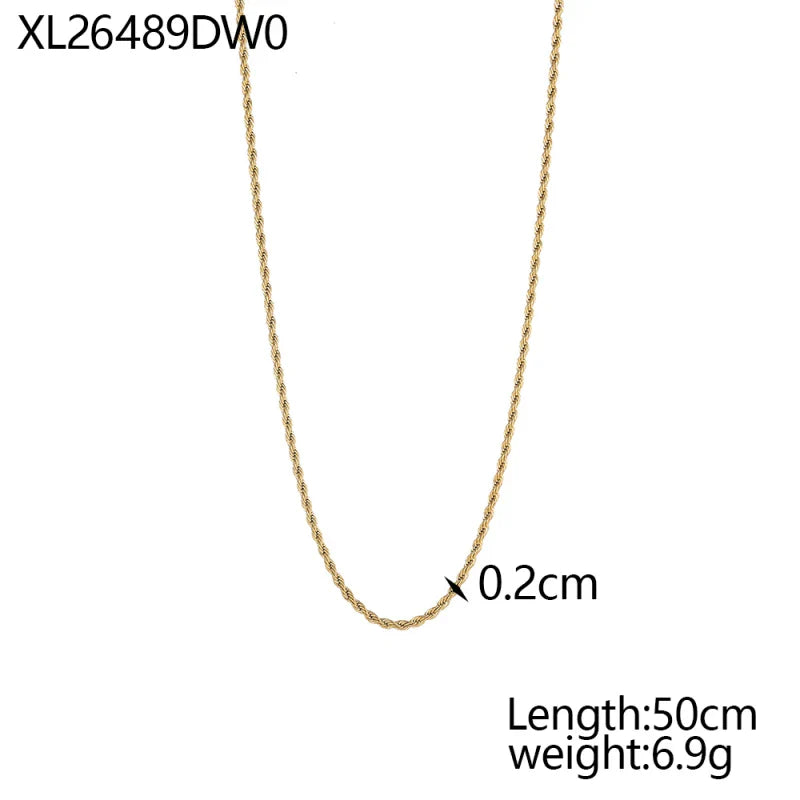 Dainty Gold Layered Bead Chain Necklace | Stainless Steel Star Pendant Jewelry