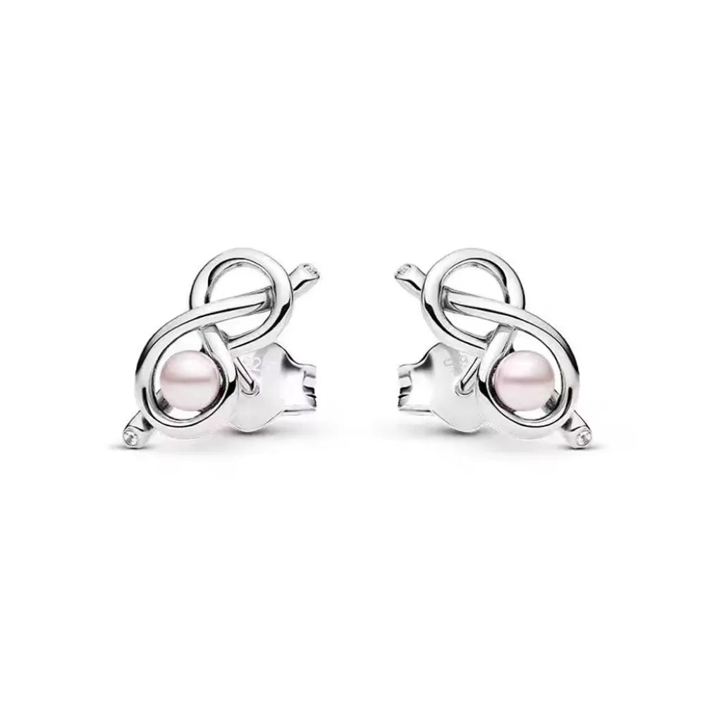 925 Silver Stud Earrings | Butterfly Snowflake Heart Moon Jewelry Gift