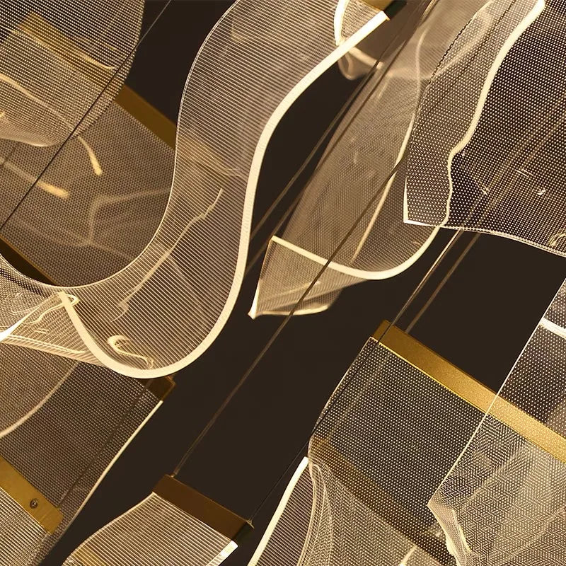 DecorBites™ LED Ceiling Chandelier Stairs Pendant Lamp Modern Novelty Lighting Living Room Dining Room