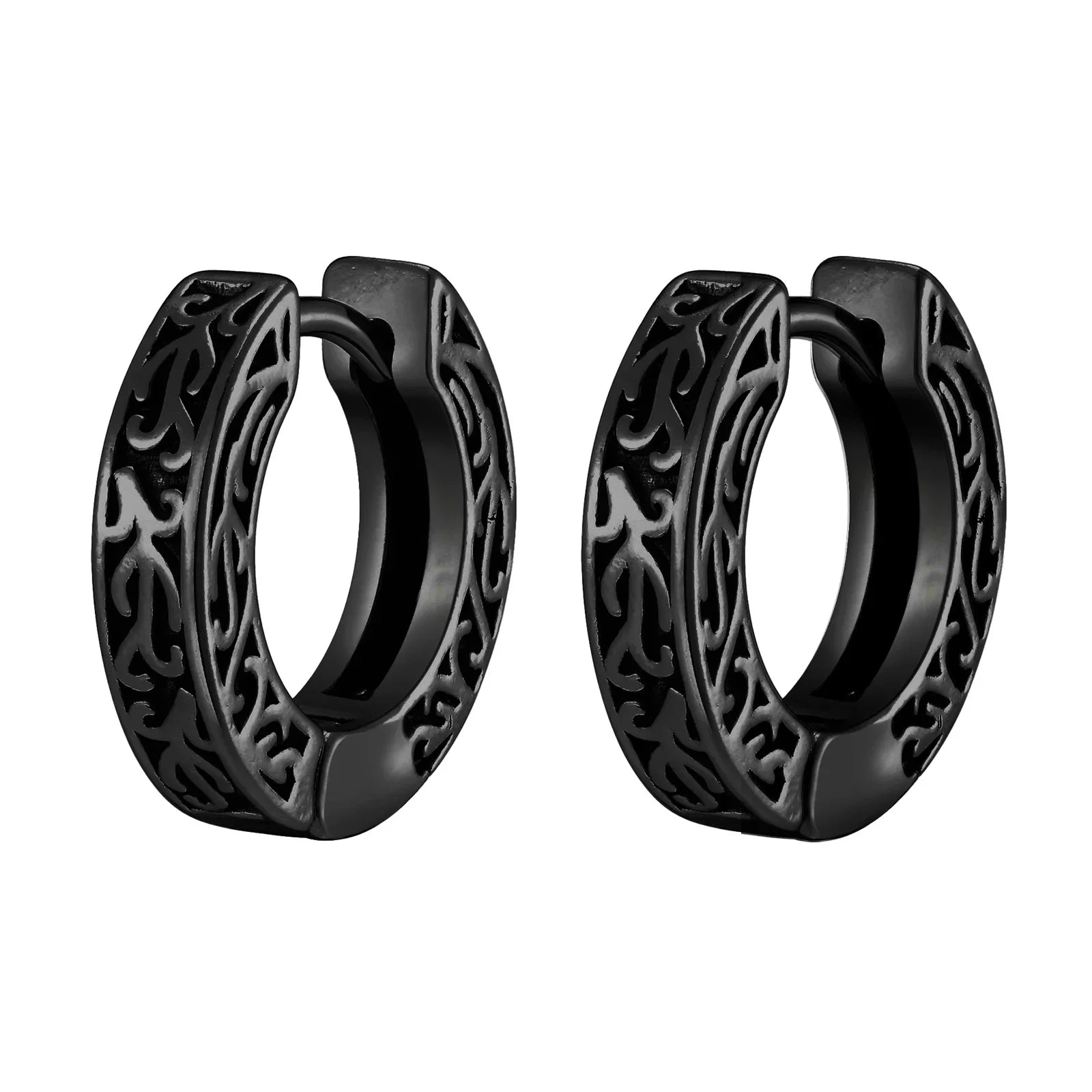 Stainless Steel Small Hoop Earrings for Men | Hypoallergenic Huggies