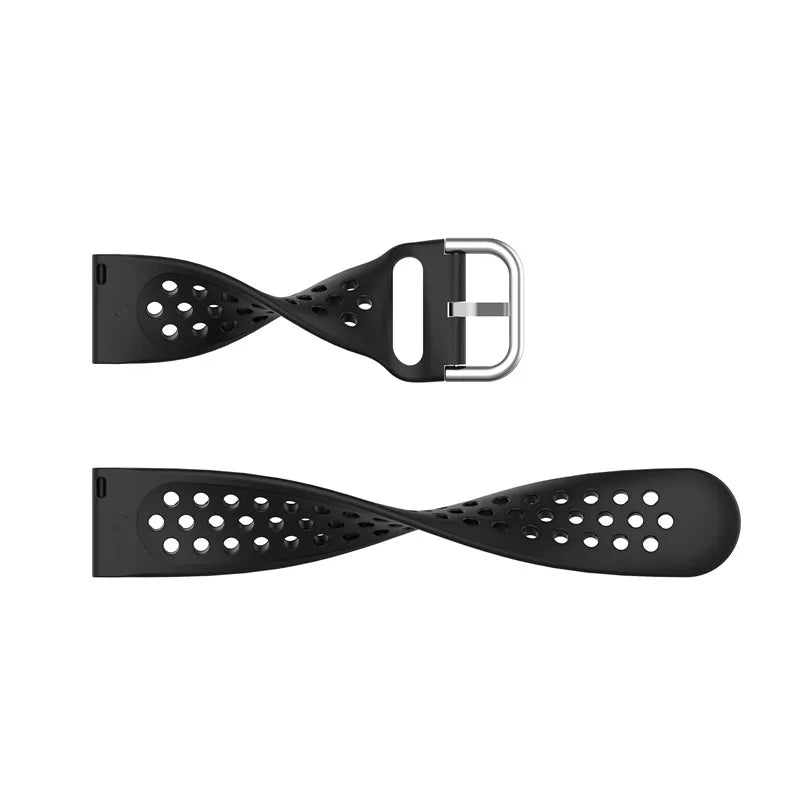 Breathable Silicone Fitbit Versa & Sense Bands