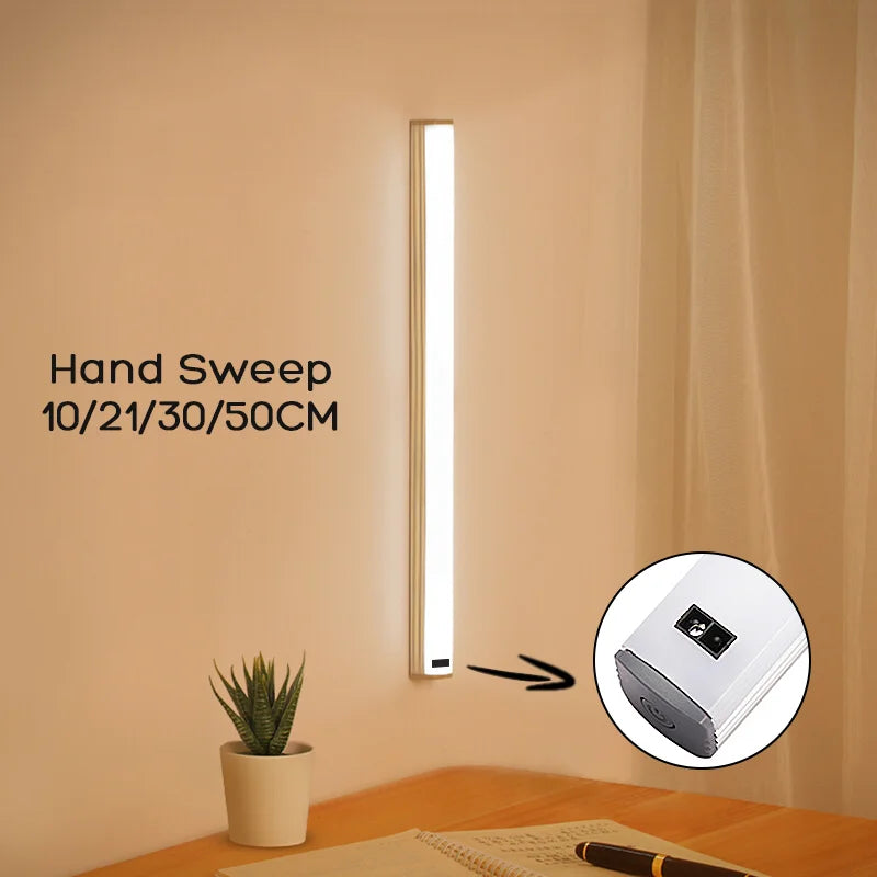 DecorBites™ LED Cabinet Light Wireless Dimming Rechargeable Motion Sensor Wardrobe Night Lamp