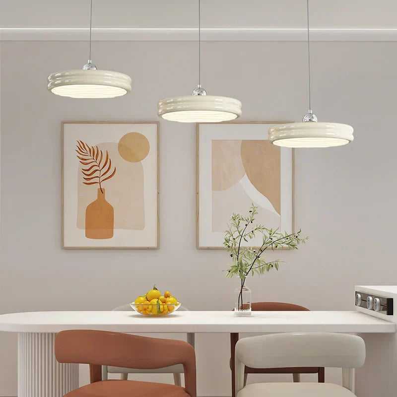 DecorBites™ Circular Dimmable Pendant Light Modern Chandelier for Dining Room, Kitchen Island